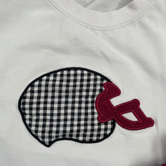 Embroidered Football Helmet Set - Picture 3 of 7